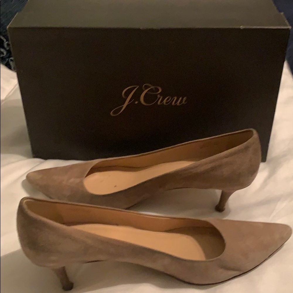 J. Crew Dulci Suede Kitten Heel